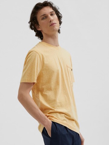 T-Shirt 'EZRA' SELECTED HOMME en orange