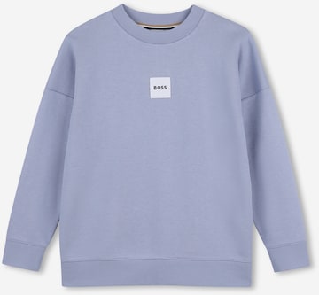 BOSS Majica | modra barva: sprednja stran