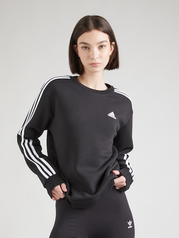 ADIDAS SPORTSWEAR Αθλητική μπλούζα φούτερ σε μαύρο: μπροστά