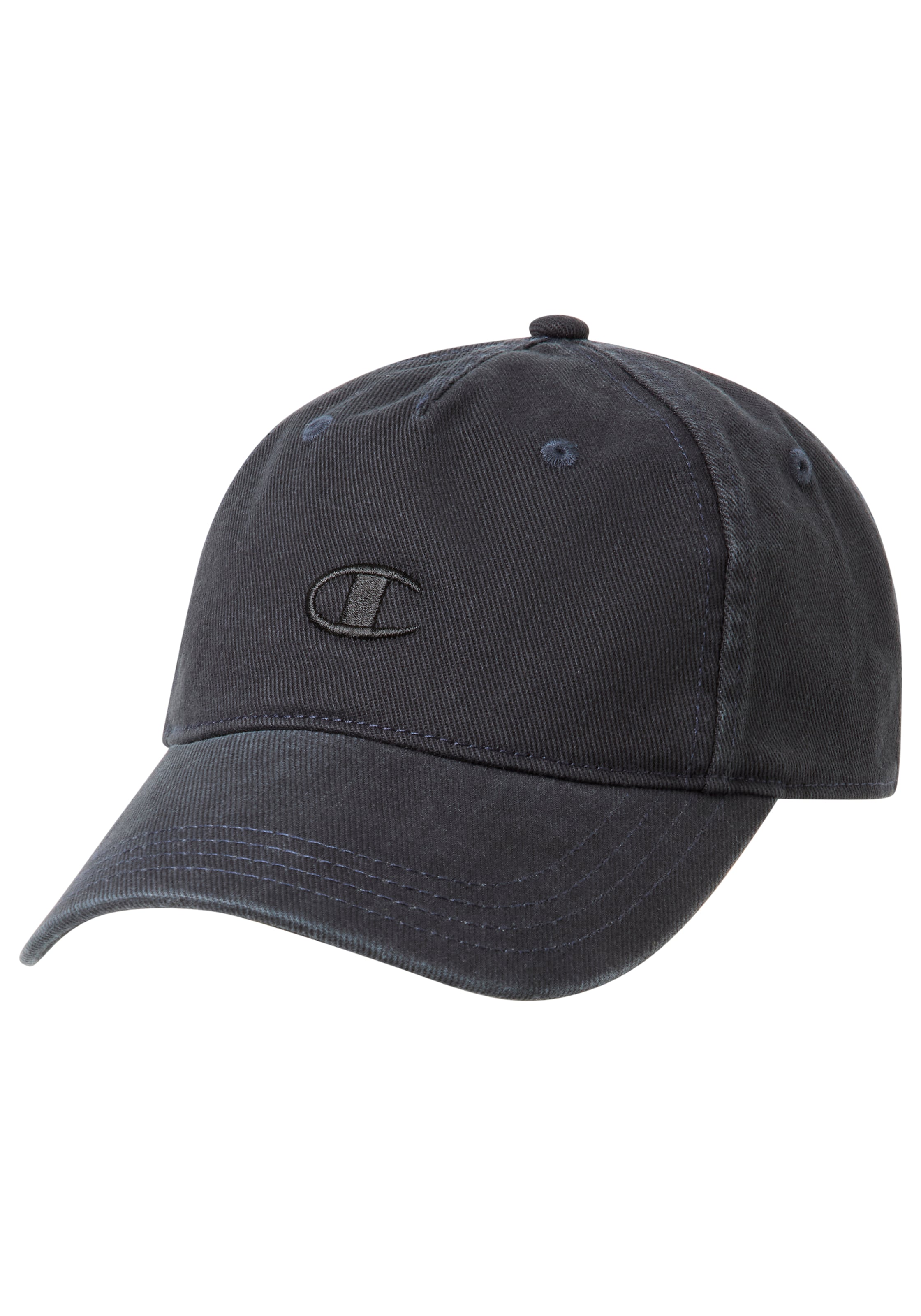 Champion Cap in Schwarz: Vorderseite