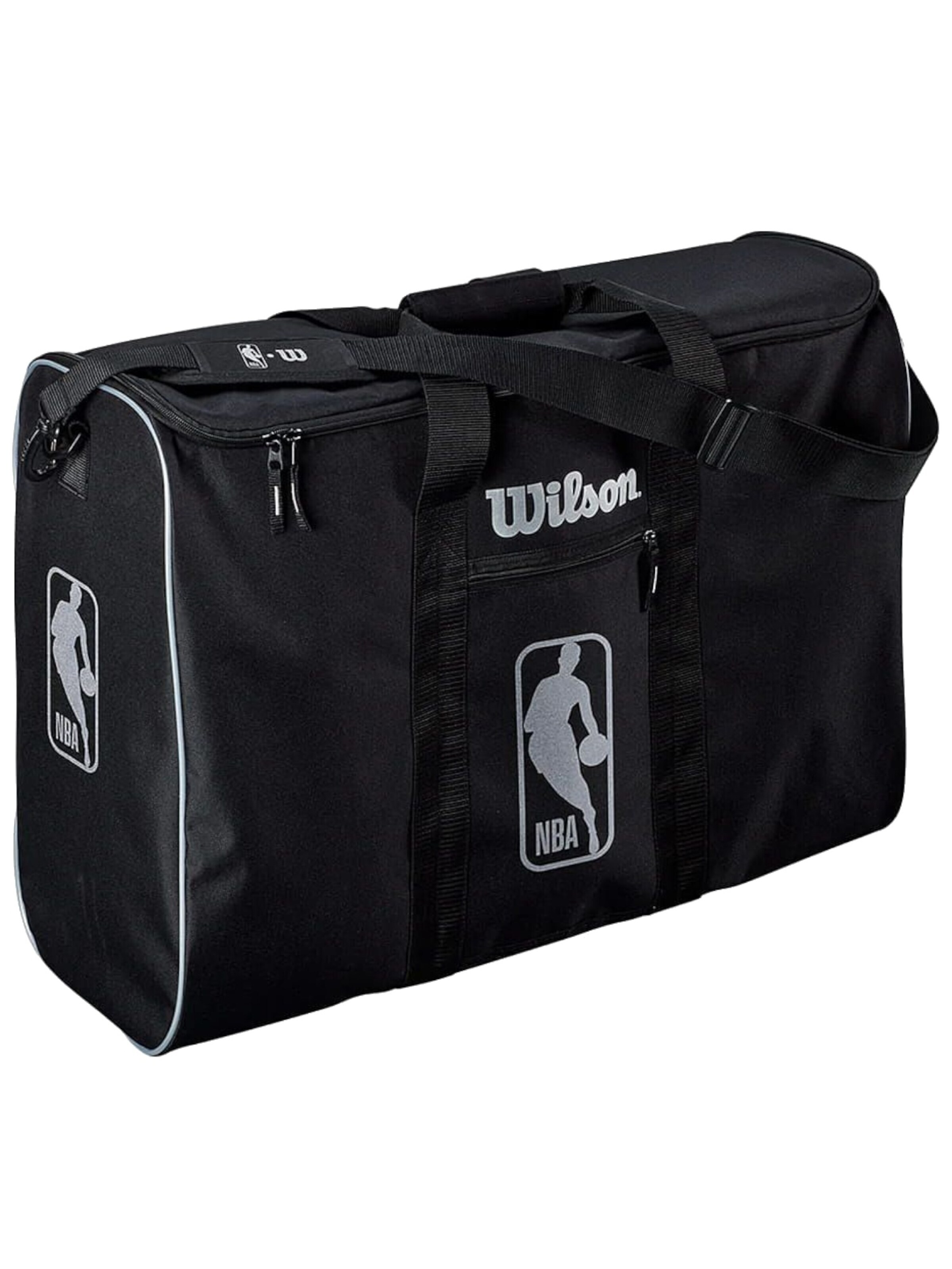 WILSON Sporttasche 'Wilson NBA Authentic 6 Ball Bag'‌‌ in Schwarz: Vorderseite