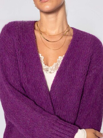SASSYCLASSY Oversizestrickjacke‌‌‌‌‌‌‌‌‌ in Lila