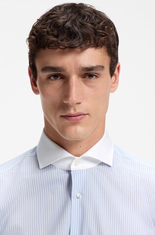 BOSS Slim fit Button Up Shirt in Blue