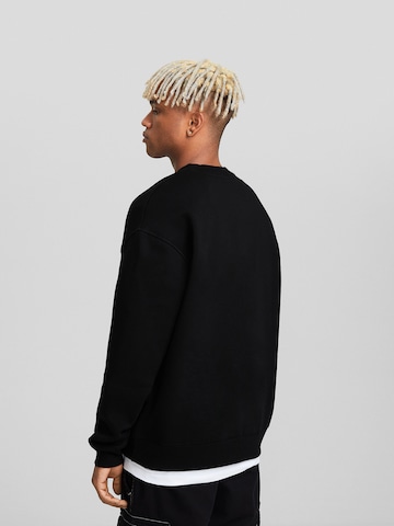 Bershka Sweatshirt in Schwarz