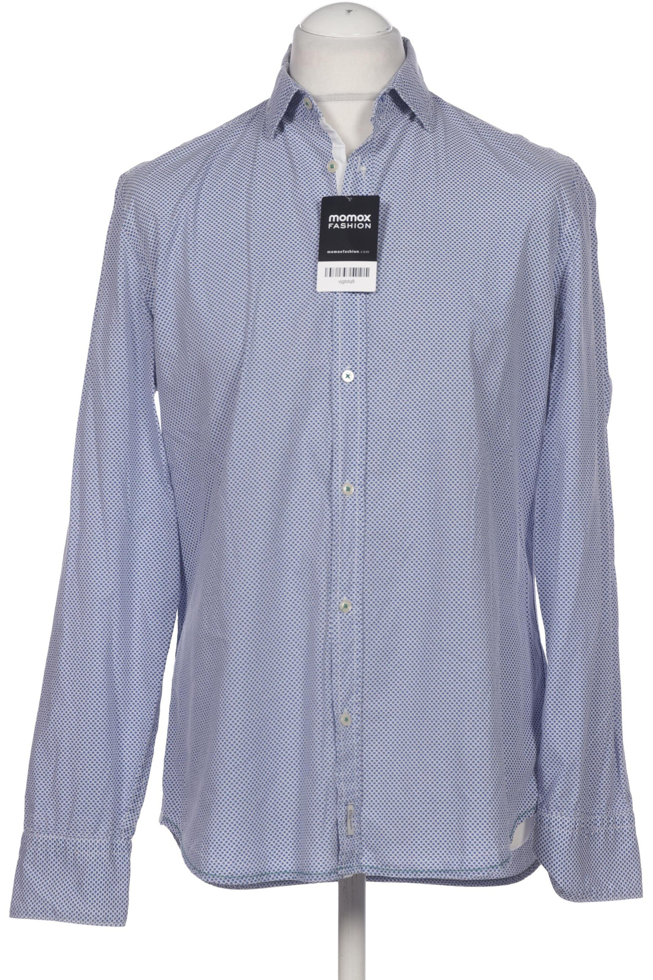 Marc O'Polo Button Up Shirt in L in Blue: front