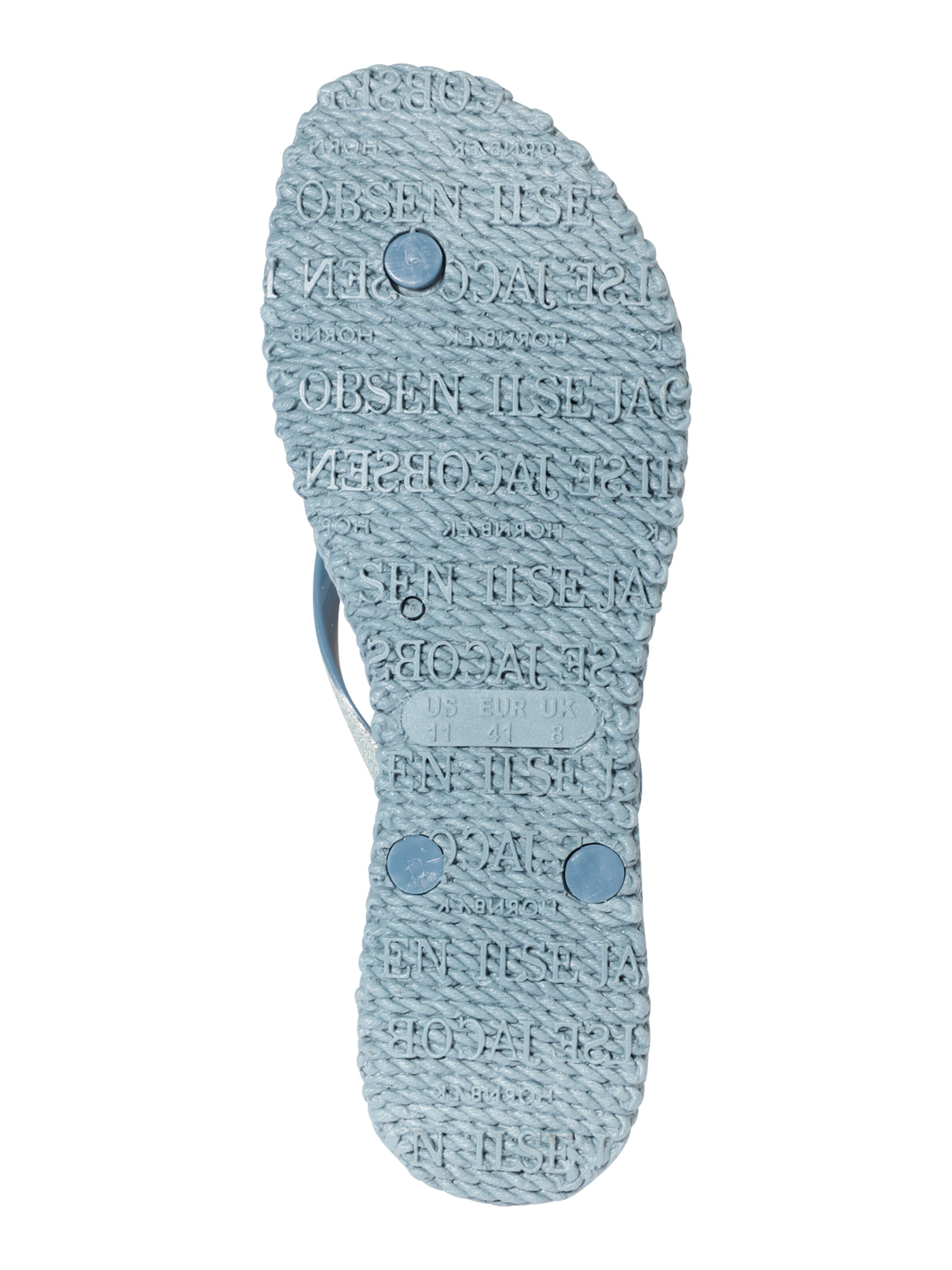 ILSE JACOBSEN Teenslipper 'Cheerful 01' in Blauw