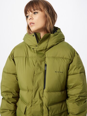 mazine Χειμερινό παλτό σε πράσινο
