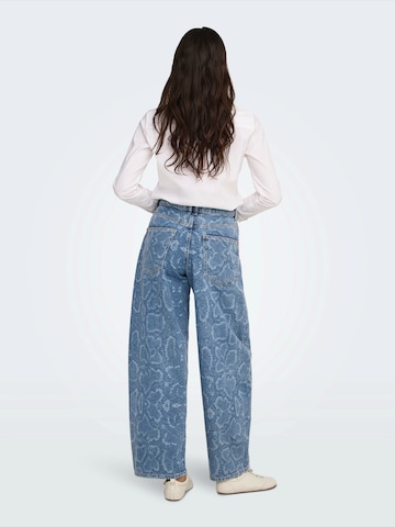 Baggy Jean 'ONLTAYLOR SNAKE' ONLY en bleu