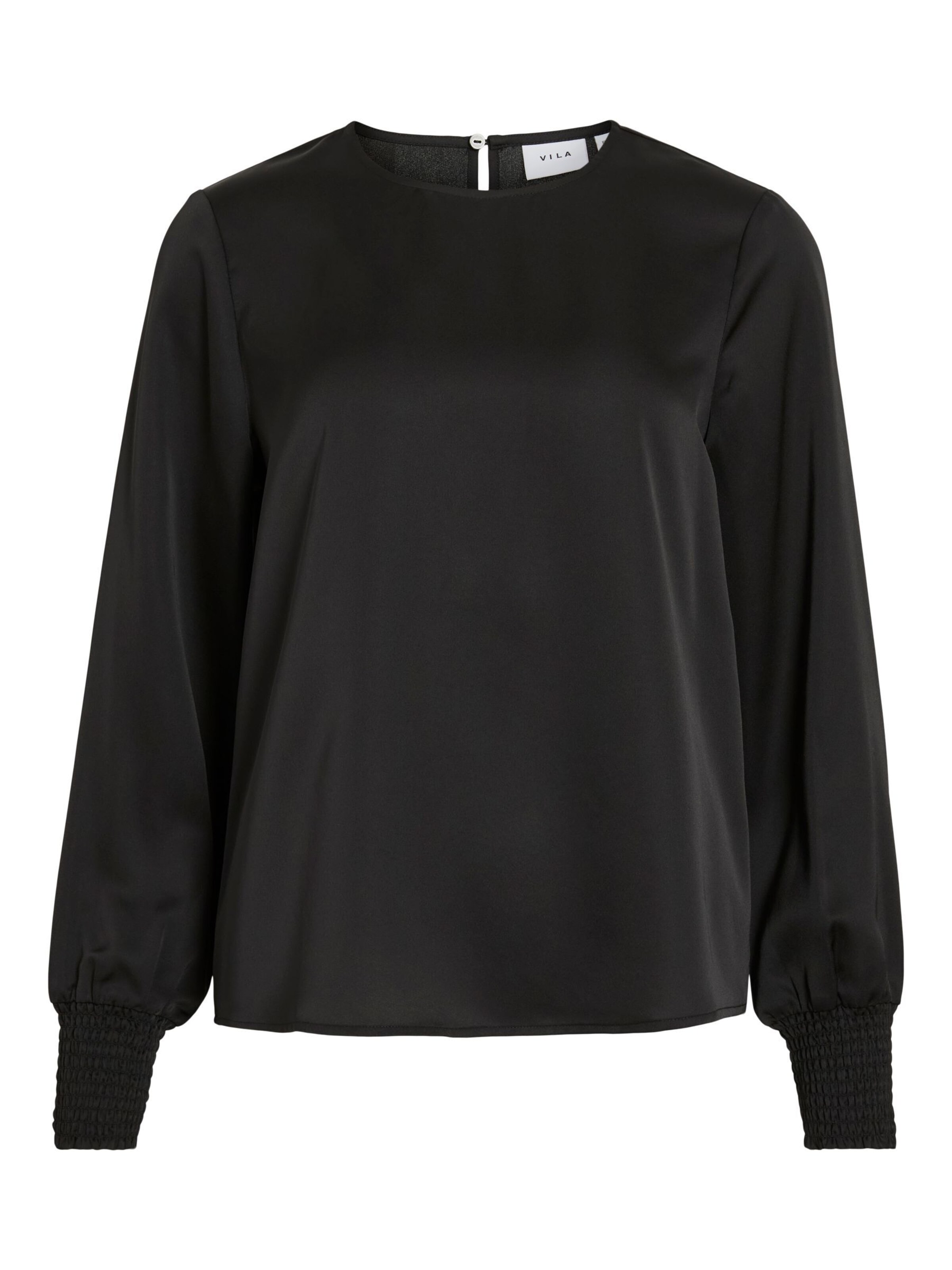 VILA - Blusa 'VIEllette' en negro: frente