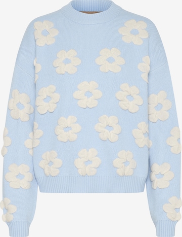 CULTURE Pullover 'CU Charla' in Blau: Vorderseite