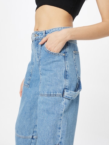 Warehouse Wide Leg Jeans in Blau