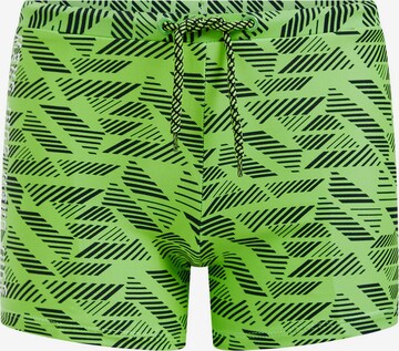 WE Fashion Zwemshorts in Groen: voorkant