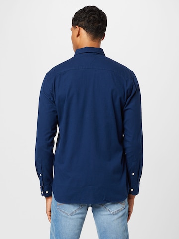 mėlyna TOMMY HILFIGER Standartinis modelis Marškiniai 'Flex'