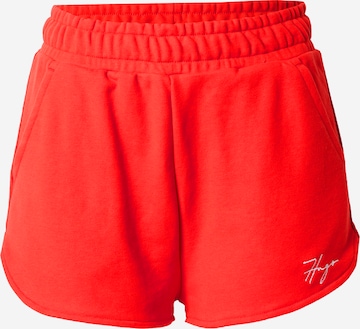 Regular Pantalon 'Nente' HUGO Red en rouge : devant