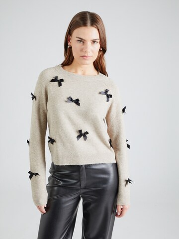 Pull-over ONLY en beige : devant