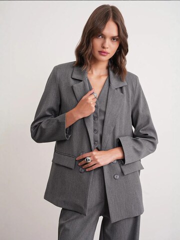 Blazer MixRay en gris : devant