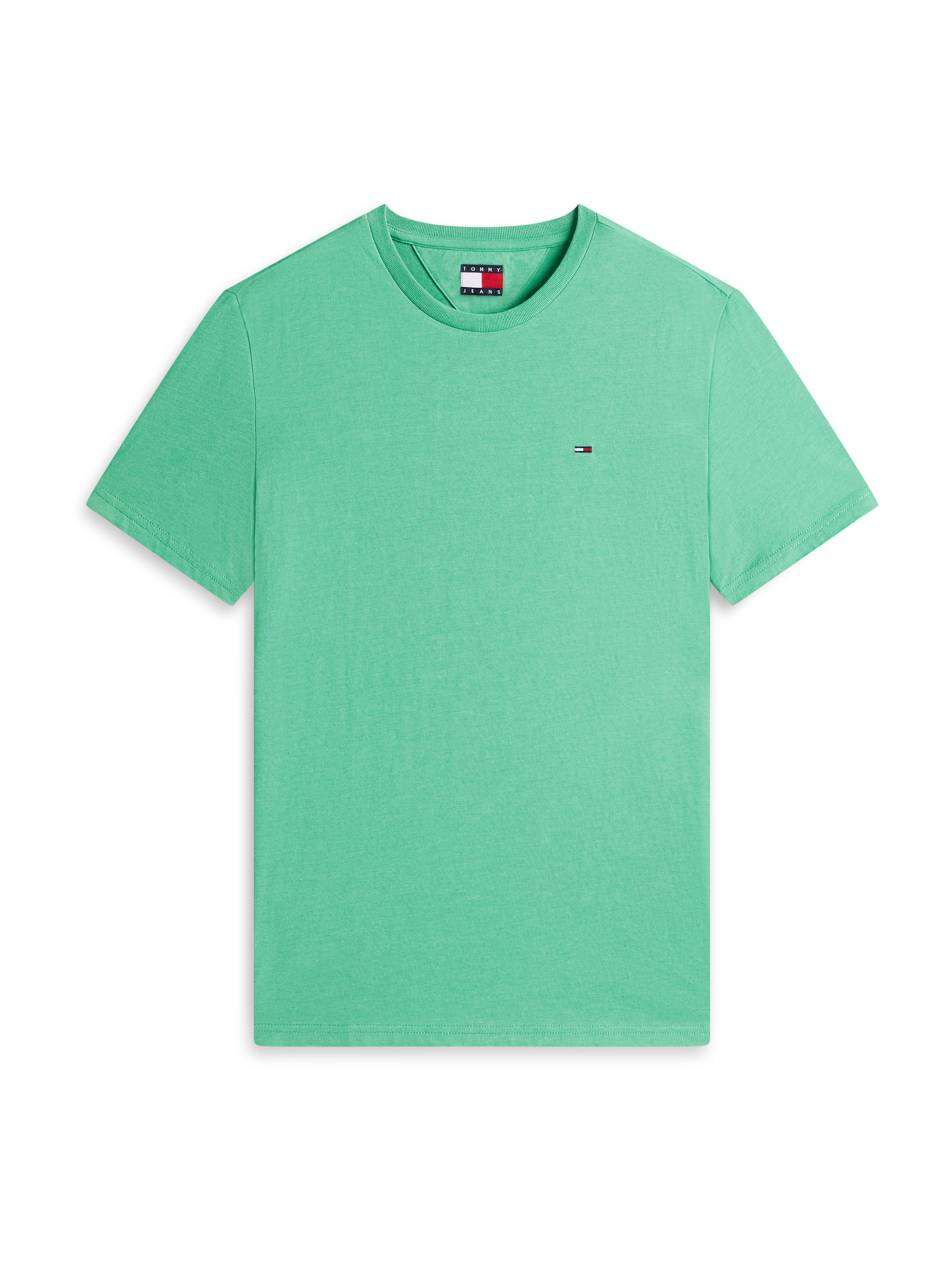 T-Shirt 'JASPE' Tommy Jeans en vert : devant