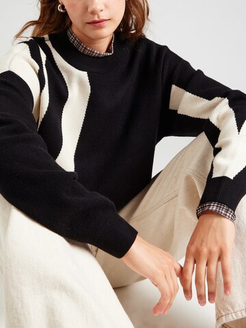 Pullover 'Ray' di OBJECT in nero