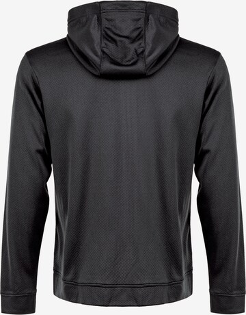 ENDURANCE Athletic Zip-Up Hoodie 'Dereff' in Black