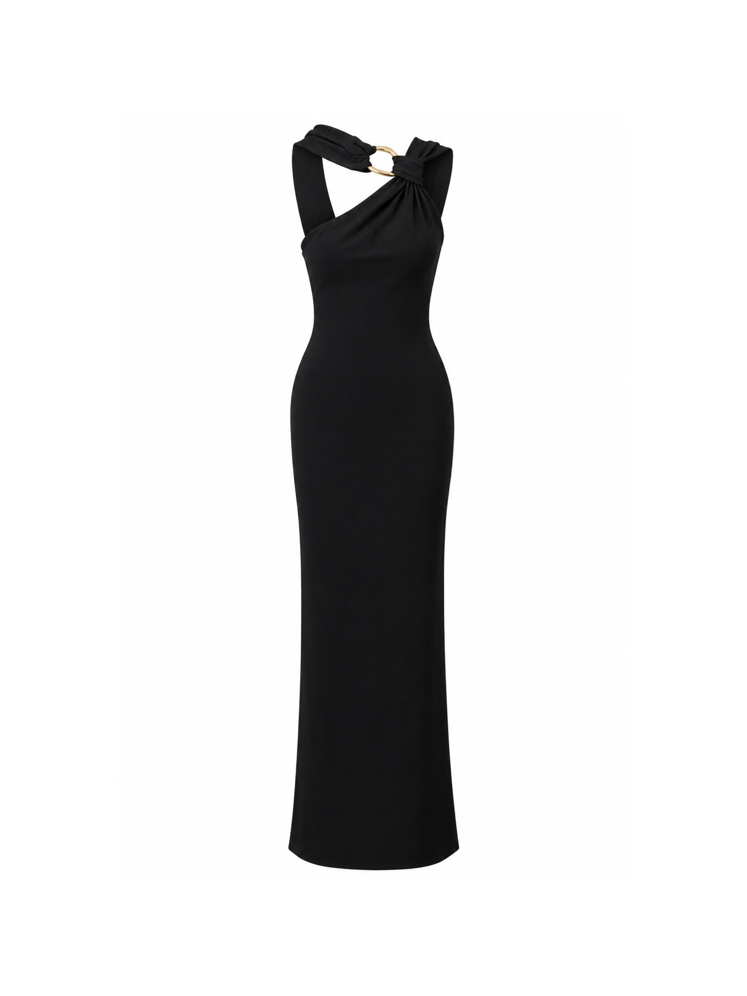 Rochie pe 34 millane pe negru, Vizualizare produs
