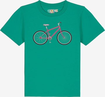 T-Shirt 'Pink Bike' watabout.kids en vert : devant
