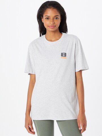 T-shirt fonctionnel Hummel en gris : devant