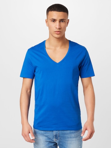 DRYKORN - Regular Fit Camisa 'Quentin' em azul: frente