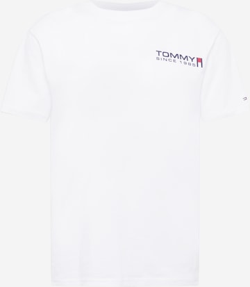 T-Shirt Tommy Jeans en blanc : devant