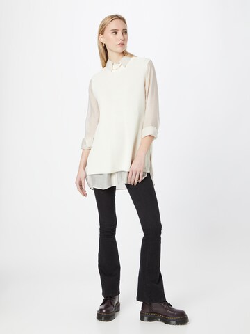 TOM TAILOR DENIM Pullover i beige