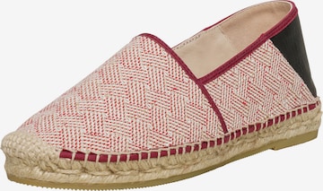 Henry Stevens Espadrilles 'Taylor W EP' in Rood: voorkant