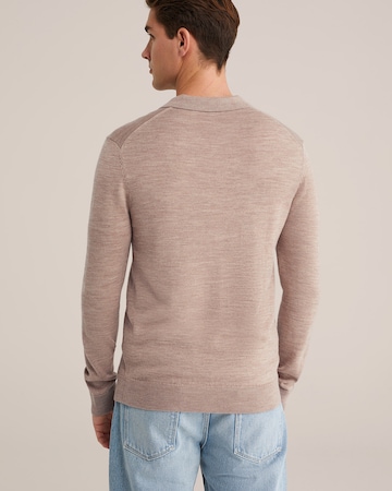 WE Fashion - Jersey en marrón