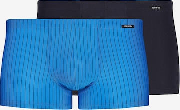 Skiny - Calzoncillo boxer en azul: frente