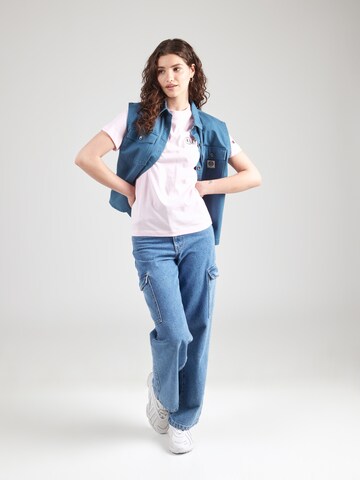 Tricou de la Champion Authentic Athletic Apparel pe roz