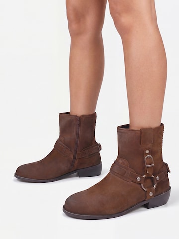 Bottines ' UNION ' Crickit en marron : devant