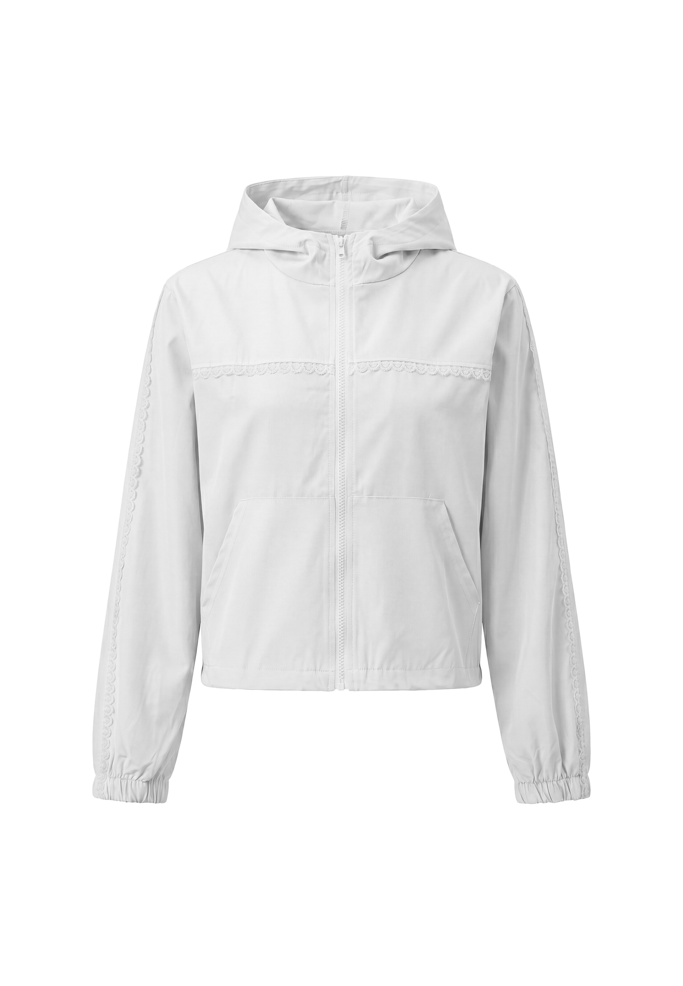 myMo ATHLSR Between-Season Jacket in White: front