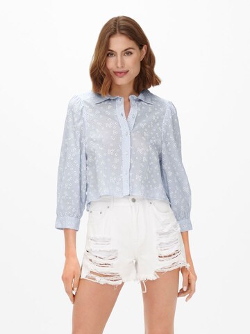 ONLY Blouse in Blauw: voorkant