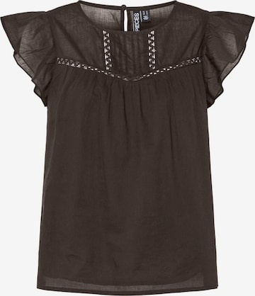 PIECES - Blusa 'PCAstrid' en marrón: frente