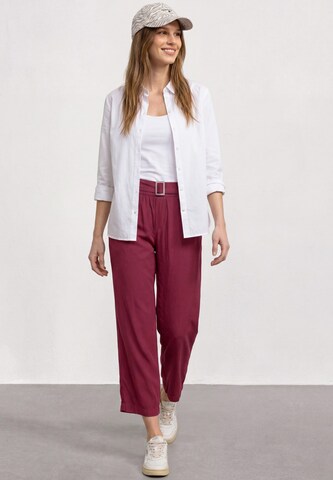 STREET ONE Wide Leg Hose in Rot