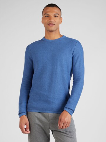 Pull-over QS en bleu : devant