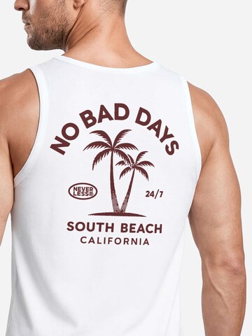 Neverless Shirt 'No Bad Days' in White