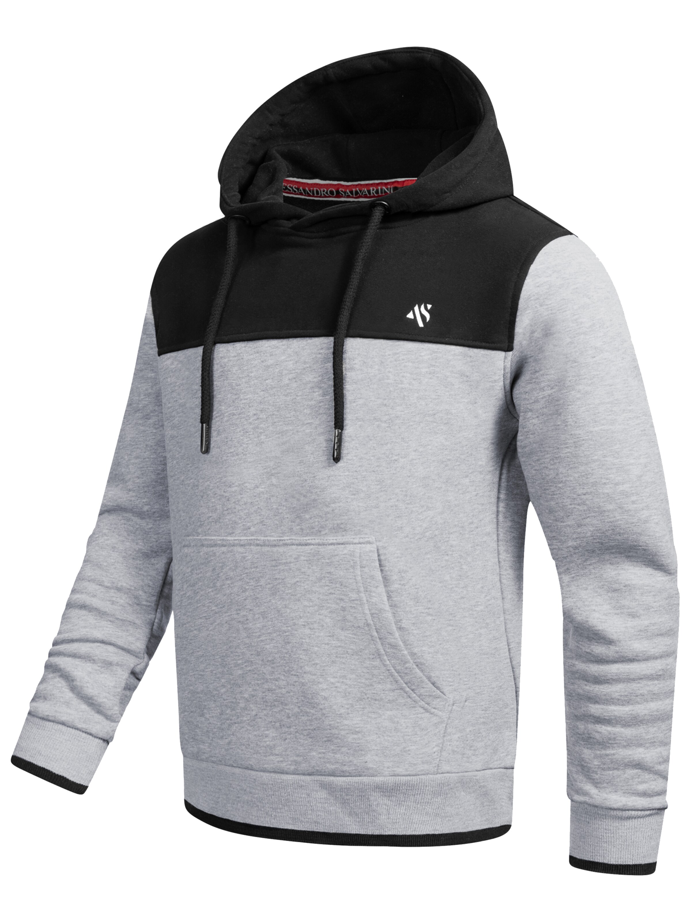 Alessandro Salvarini Sweatshirt 'Duori' in Grijs