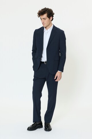 Coupe regular Veste de costume Matinique en bleu