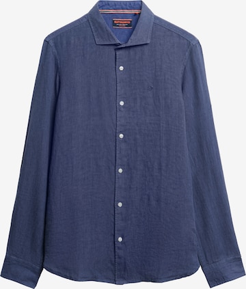 Superdry Overhemd 'Vacation' in Blauw: voorkant