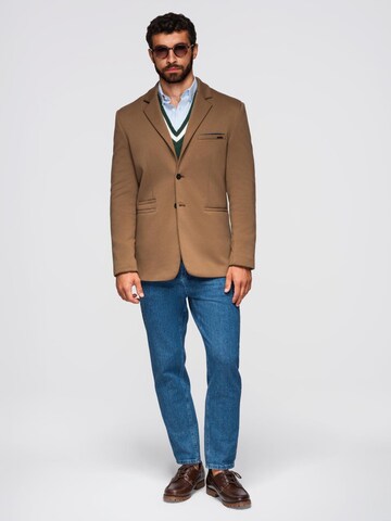 Regular fit Giacca da completo di Ombre in marrone