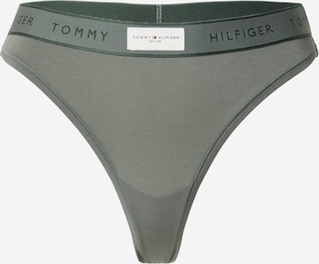 Tommy Hilfiger Underwear Tanga – zelená: přední strana