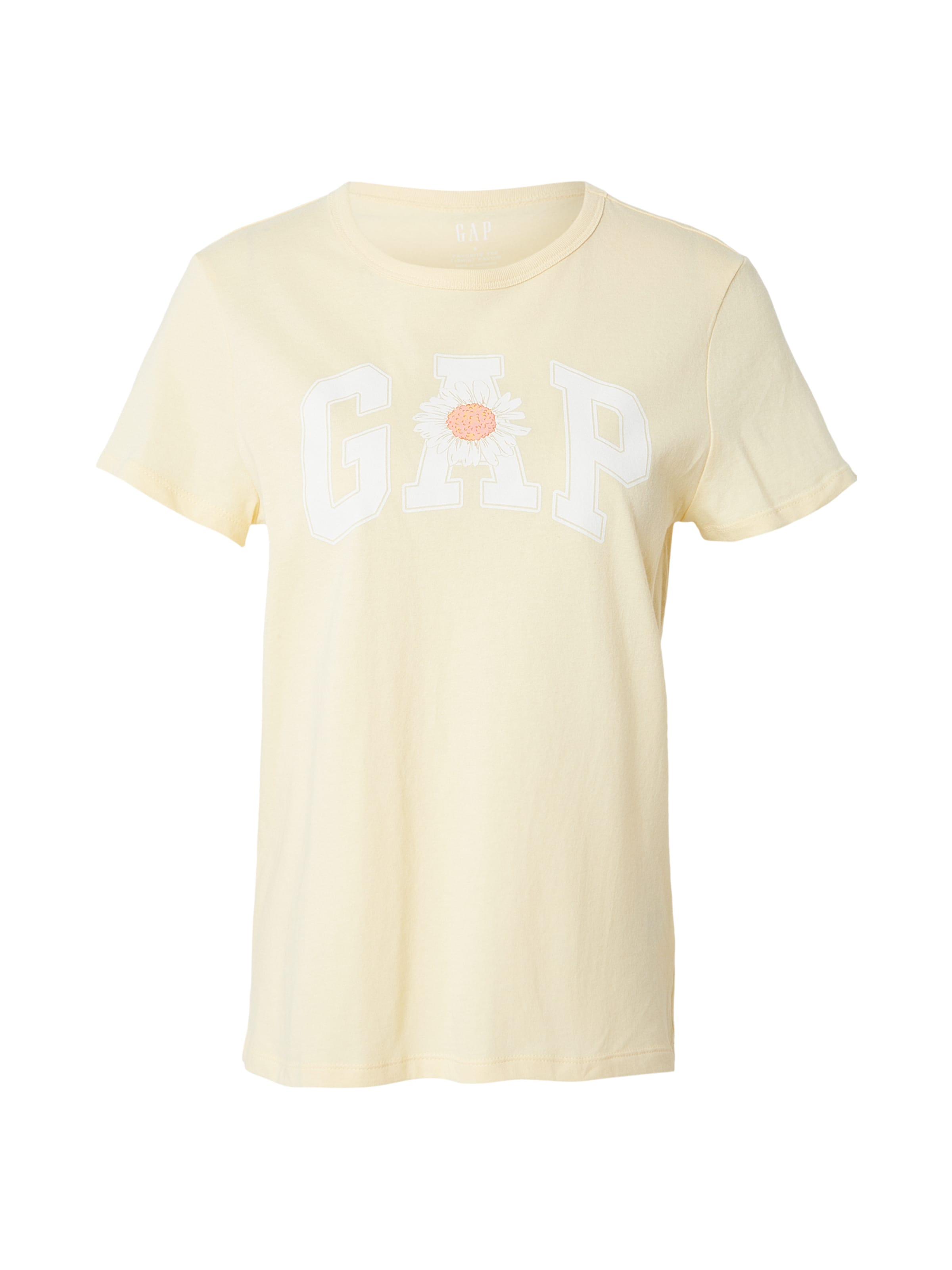 T-shirt GAP en jaune : devant