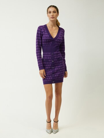 Influencer Knit dress in Purple
