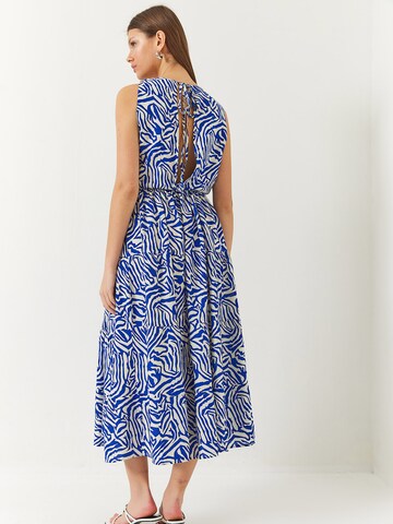 Bianco Lucci Jurk in Blauw