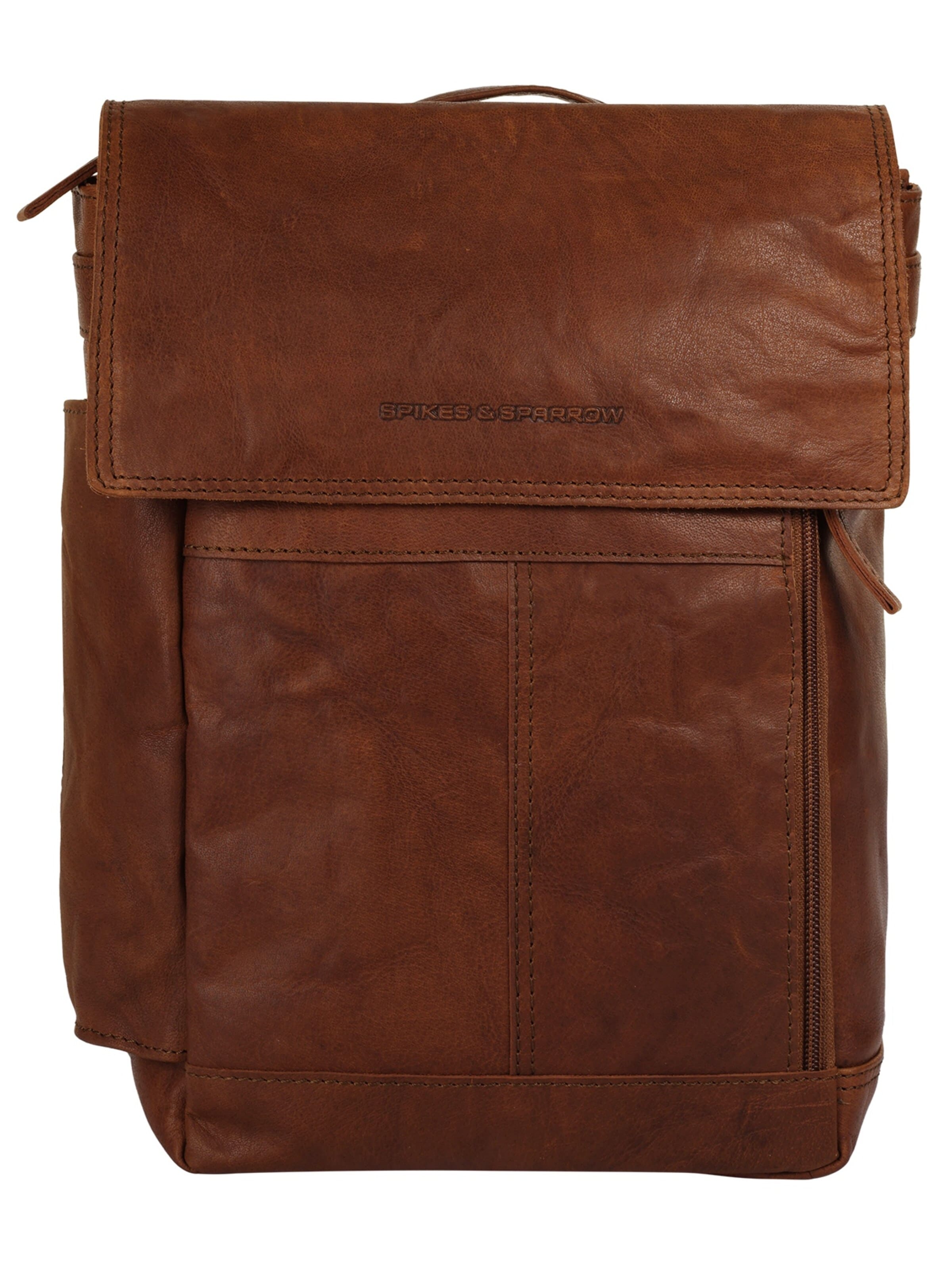 Spikes & Sparrow Rucksack‌‌‌‌‌‌‌‌‌ in Braun: Vorderseite