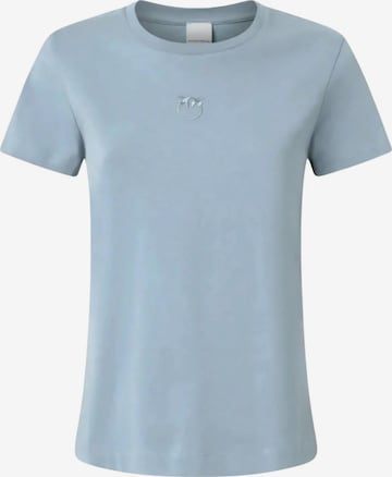PINKO Koszulka 'BUSSOLOTTO T-SHIRT JERSEY PATCH EFFETTO RICAMO' w kolorze niebieski: przód